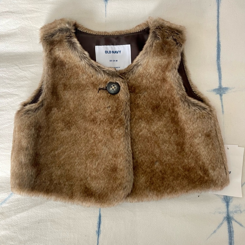Faux Fur Vest by Old Navy